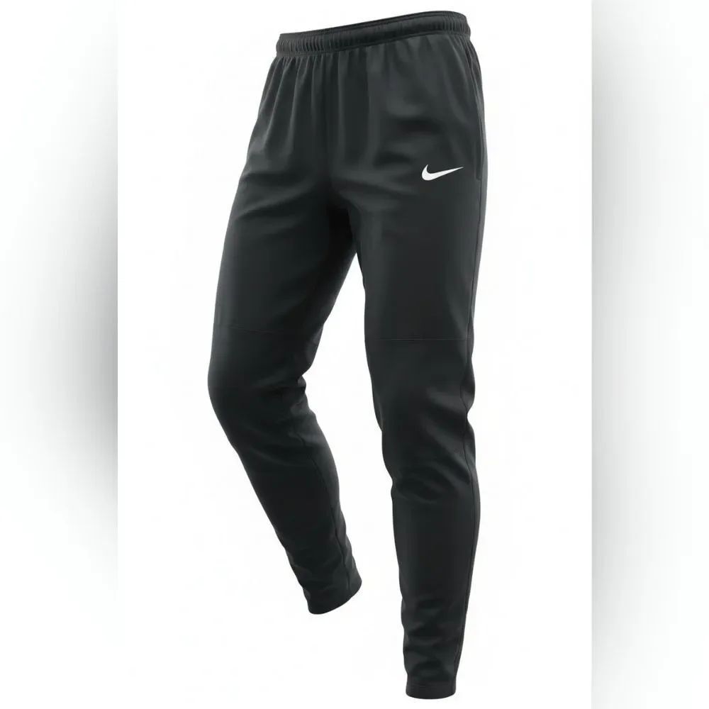 Nike Men's Black Joggers with White Logo